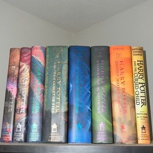 Complete Set Harry Potter Hardback Vols 1-7, Cursed Child and 3 more books